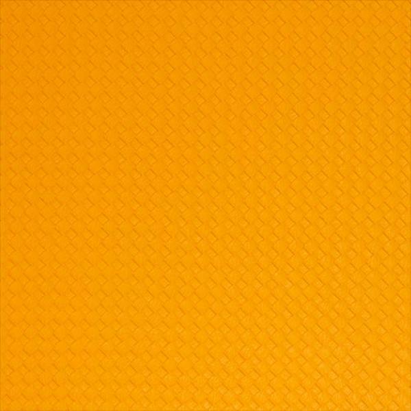 50x70 cm Zuschnitt Kunstleder Gelb Korbgeflecht Optik